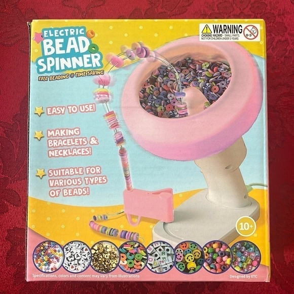 Brand New Electric Bead Spinner Fast Beading Necklace & Bracelet Jewelry Maker - Picture 1 of 14